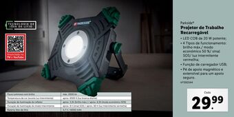 Lidl Projetor ledportátil parkside promoção