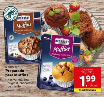 Lidl Muffins mcennedy promoção