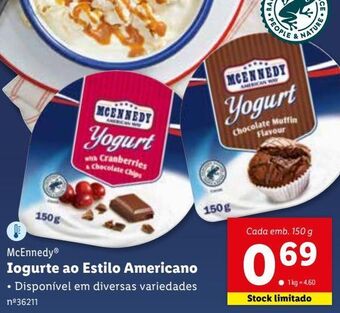 Lidl Iogurte mcennedy promoção