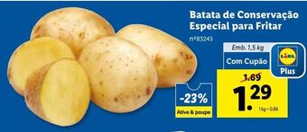 Lidl Batatas promoção