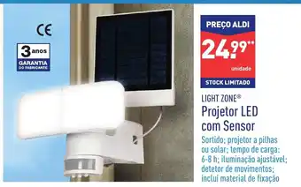ALDI Projector LED com Sensor promoção