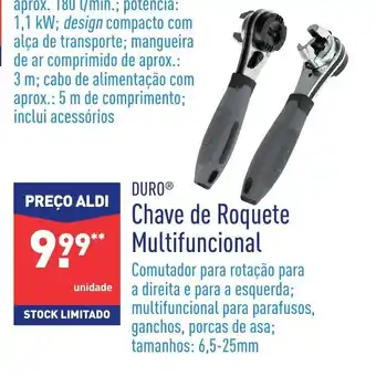 ALDI Duro Chave de Roquete Multifuncional promoção