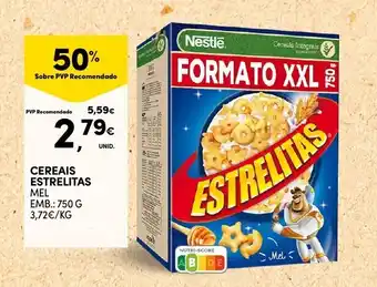 Continente Cereais Estrelitas 750g promoção