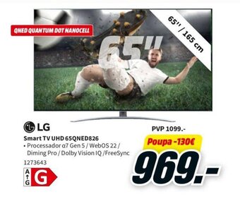 MediaMarkt LG Smart Tv Uhd 65" promoção