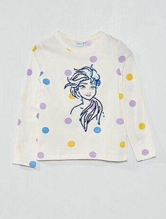 Kiabi T-shirt 'disney' de manga comprida promoção
