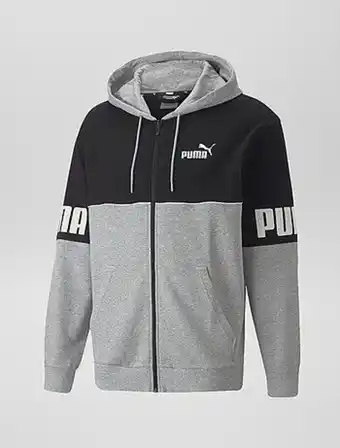 Sweatshirt com fecho 'puma' com capuz
