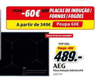 MediaMarkt Aeg Placa Inducao promoção