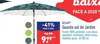 ALDI Belavi Guarda-sol de Jardim promoção
