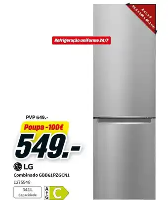 MediaMarkt LG Combinado promoção