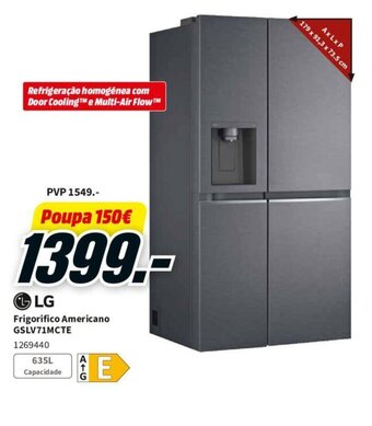 MediaMarkt LG Frigorifico Americano promoção