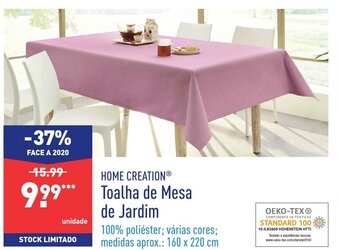 ALDI Home Creation Toalha de Mesa de Jardim promoção