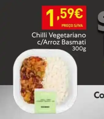 Recheio Chilli Vegetariano c/ Arroz Basmati 300g promoção