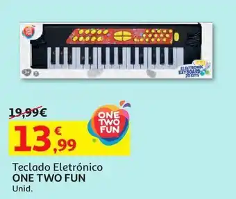 Teclado eletrónico one two fun