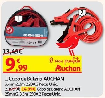 Auchan Cabo de bateria auchan promoção