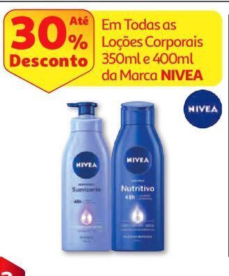 Auchan Loção corporal nivea promoção