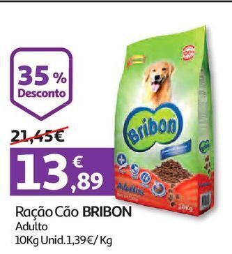 Ração cão bribon adulto 10 kg