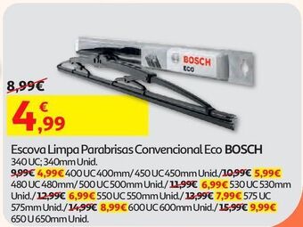 Escova limpa parabrisas bosch
