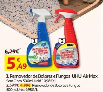 Auchan Removedor de bolores uhu sem cloro 500 ml promoção