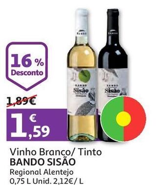 Vinho tinto bando sisão