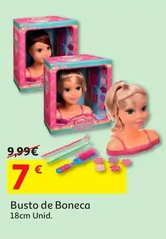 Auchan Busto de boneca no brand 18cm promoção