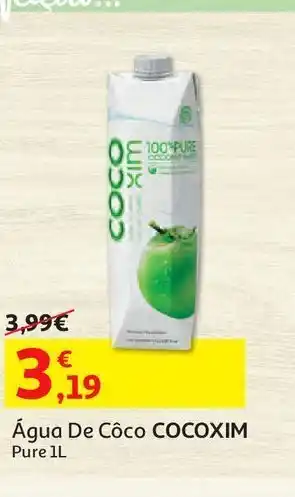Auchan Água de côco cocoxim pure 1l promoção