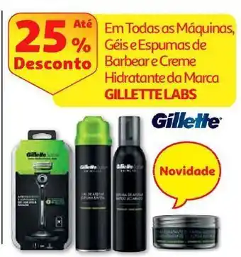 Auchan Máquina barbear gillette labs+travel case un promoção