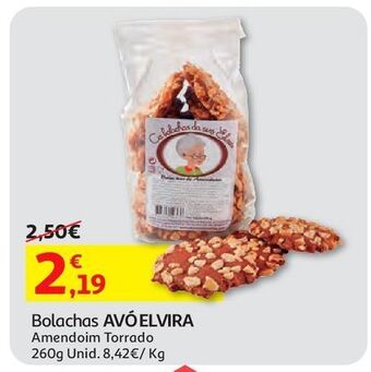 Bolachas avó elvira de amendoim torrado 260 g