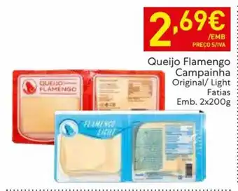 Recheio Queijo Flamengo Campainha 2x200g promoção