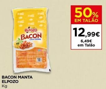 El Corte Inglés Bacon manta elpozo promoção