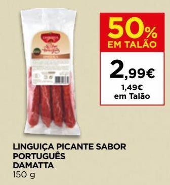 El Corte Inglés Linguiça apimentada damatta promoção