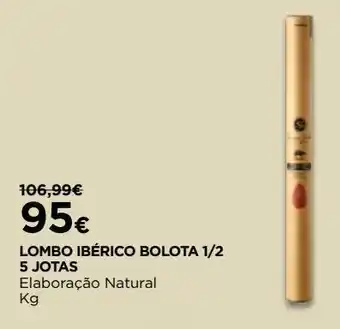 El Corte Inglés Lombo de porco 5 jotas promoção