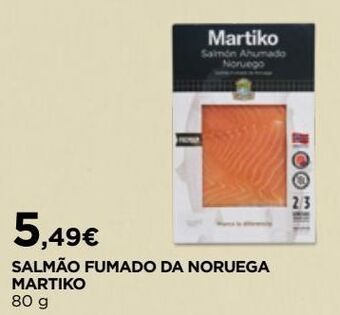 El Corte Inglés Salmão fumado martiko promoção