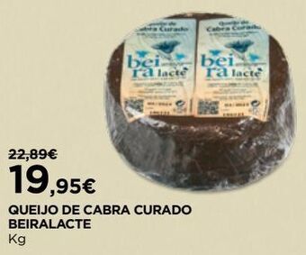 El Corte Inglés Queijo de cabra promoção