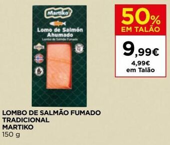 El Corte Inglés Lombo de salmão martiko promoção
