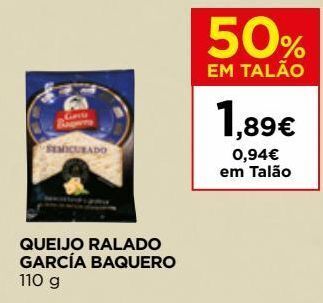 El Corte Inglés Queijo ralado garcía baquero promoção