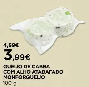 El Corte Inglés Queijo de cabra monfoqueijo promoção