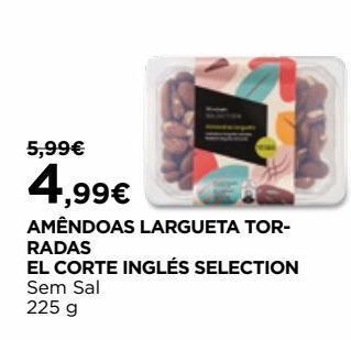 El Corte Inglés Amêndoas el corte inglés promoção
