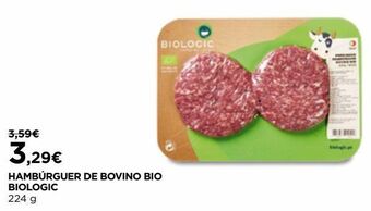 El Corte Inglés Hambúrguer bovino promoção