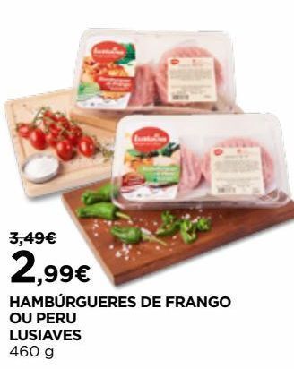 El Corte Inglés Hambúrguer de frango lusiaves promoção