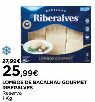 El Corte Inglés Bacalhau congelado riberalves promoção
