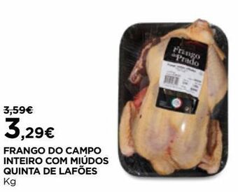 El Corte Inglés Frango inteiro promoção