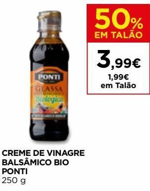 El Corte Inglés Vinagre balsâmico ponti promoção