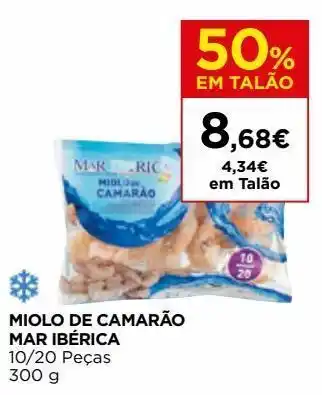 El Corte Inglés Camarão congelado mar ibérica promoção