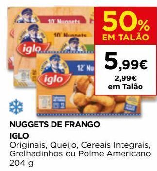 El Corte Inglés Nuggets de frango iglo promoção