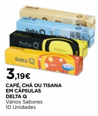 El Corte Inglés Cápsulas de café delta q promoção