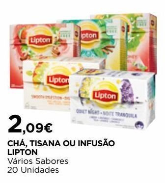 El Corte Inglés Chá lipton promoção