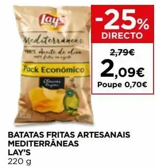 El Corte Inglés Snacks lay's promoção