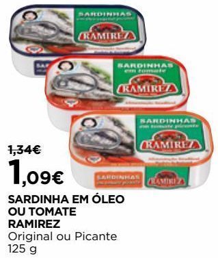 El Corte Inglés Sardinhas em lata ramirez promoção