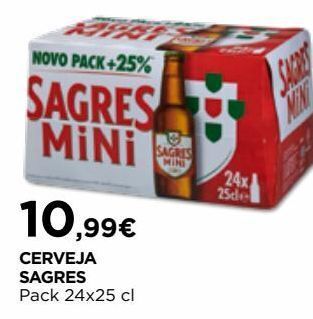 El Corte Inglés Cerveja sagres mini promoção