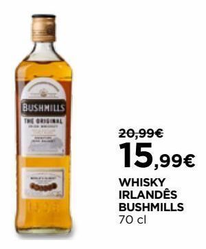 El Corte Inglés Uísque bushmills promoção